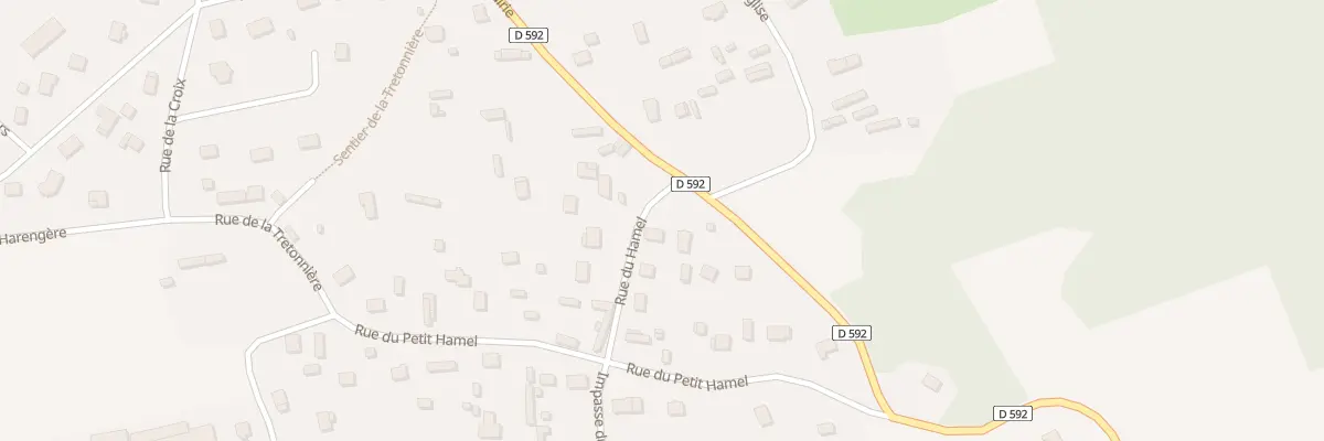 Plan du 1 Rue du Hamel à La Harengère