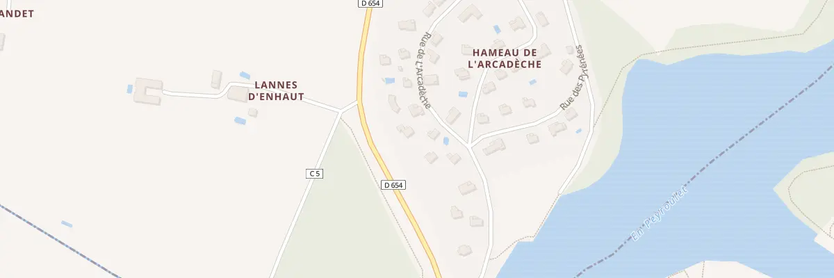 Plan du 36 Rue de l’Arcadèche à Saint-Cricq