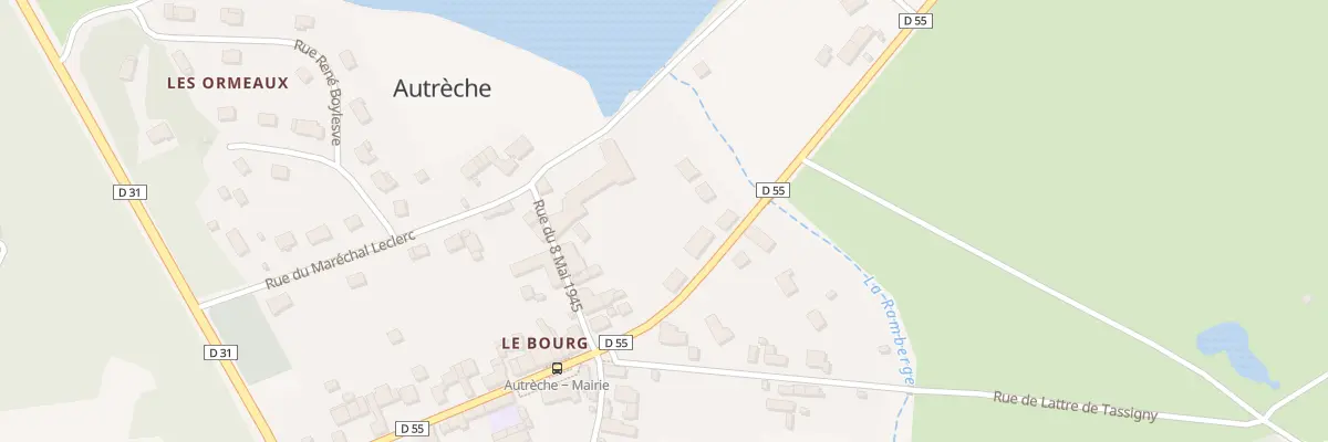Plan du 37B Rue du Gen de Gaulle à Autrèche