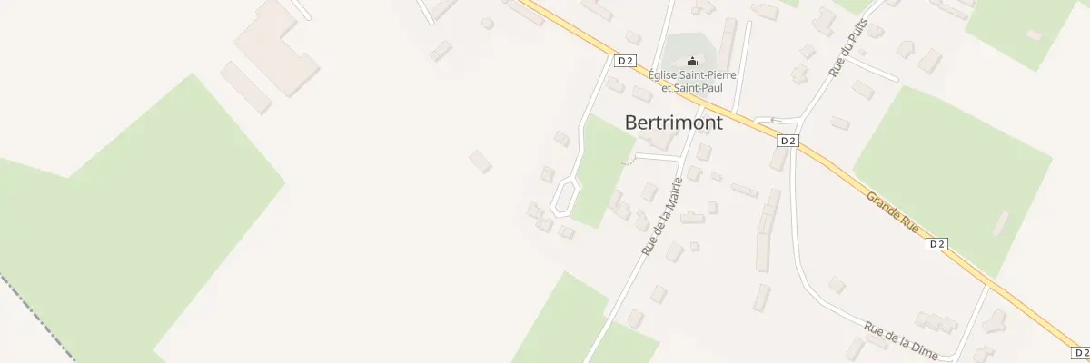 Plan du 2 Rue du Colombier à Bertrimont
