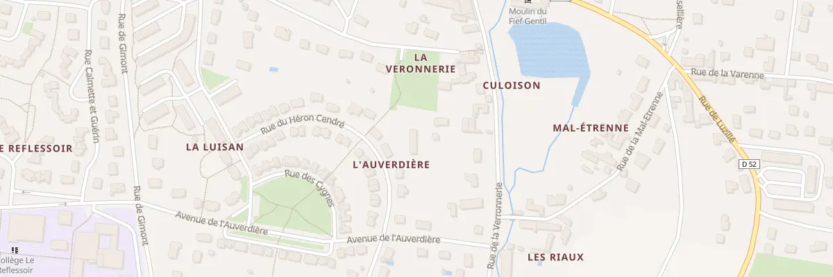 Plan du 25 Rue de la Verronnerie à Bléré