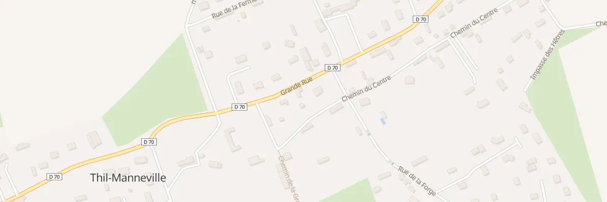 Plan du 11 Rue Grande Rue à Thil-Manneville