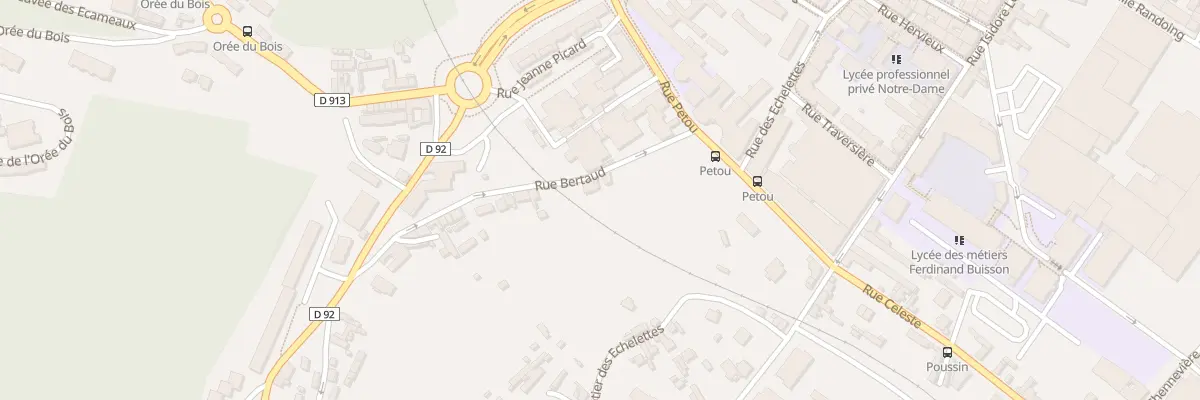 Plan du 3B Rue Bertaud à Elbeuf