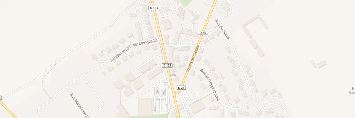 Plan du 9D Rte de Dieppe à Bacqueville-en-Caux
