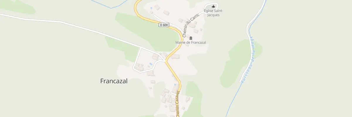 Plan du 8 Village à Francazal
