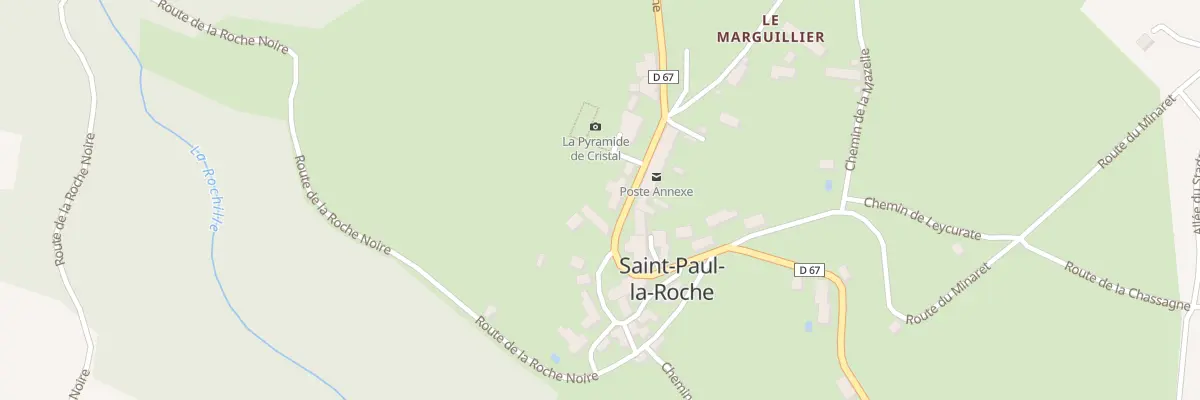 Plan du 35 Le Bourg à Saint-Paul-la-Roche