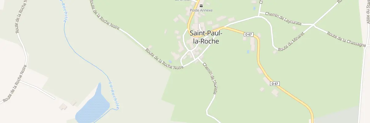 Plan du 21 Le Bourg à Saint-Paul-la-Roche