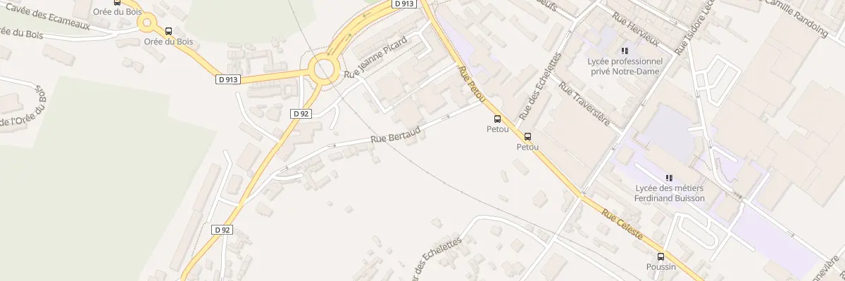 Plan du 3 Rue Bertaud à Elbeuf