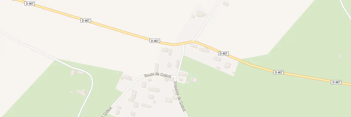 Plan du 50 Rte de Gretot à Hugleville-en-Caux