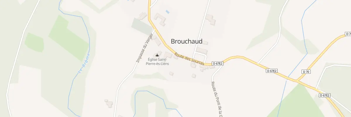 Plan du 11 Le Bourg à Brouchaud