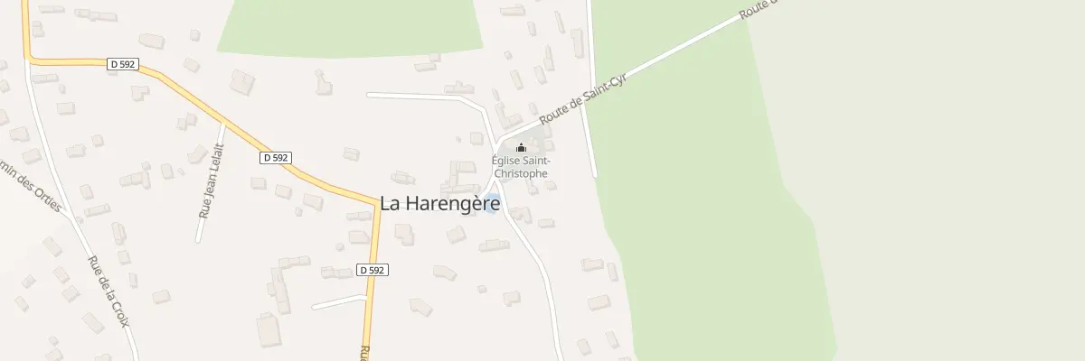 Plan du 1B Rue de l’Eglise à La Harengère