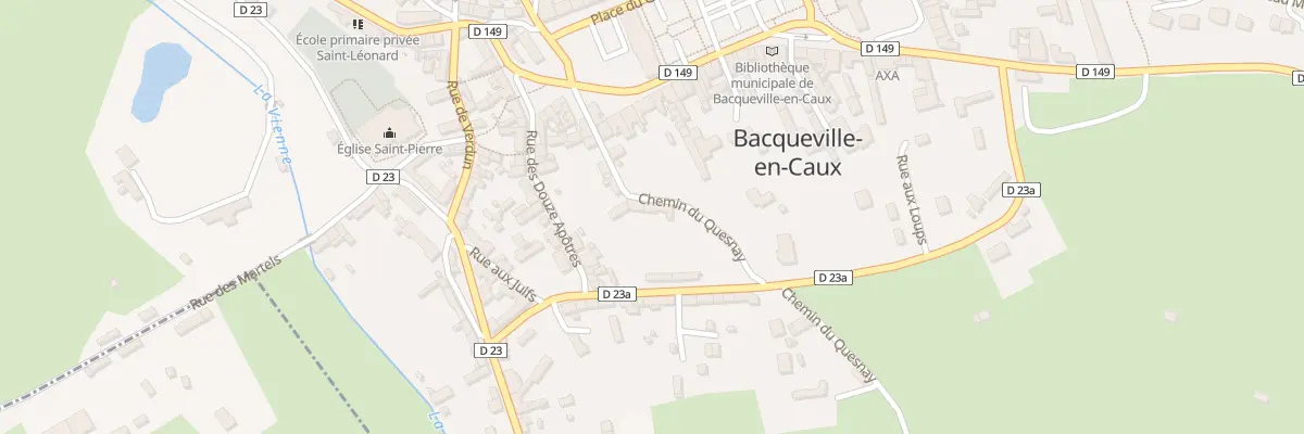 Plan du 12 Che du Quesnay à Bacqueville-en-Caux