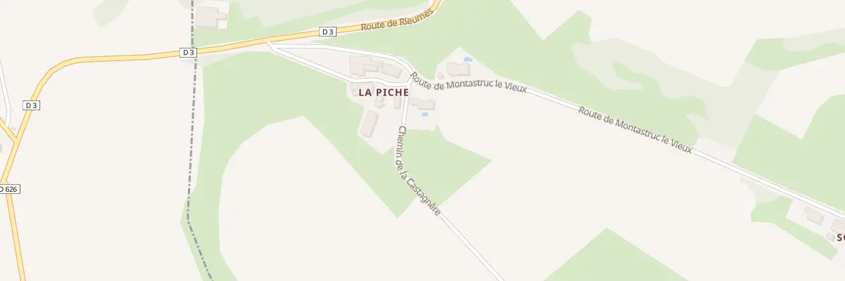 Plan du 5001F La Piche à Montastruc-Savès