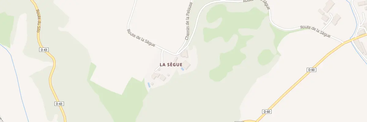 Plan du 5070 La Segue à Fauroux