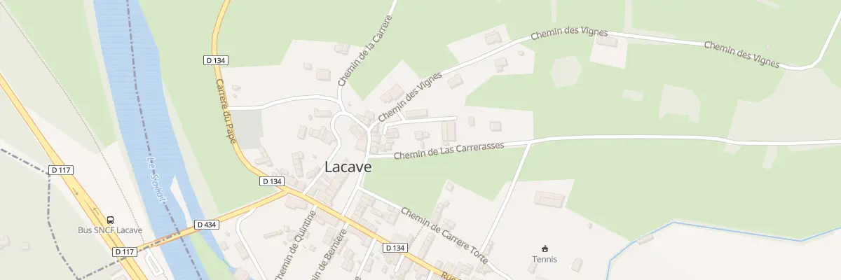Plan du 62A Village de Lacave à Lacave