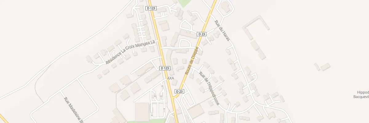 Plan du 9T Rte de Dieppe à Bacqueville-en-Caux