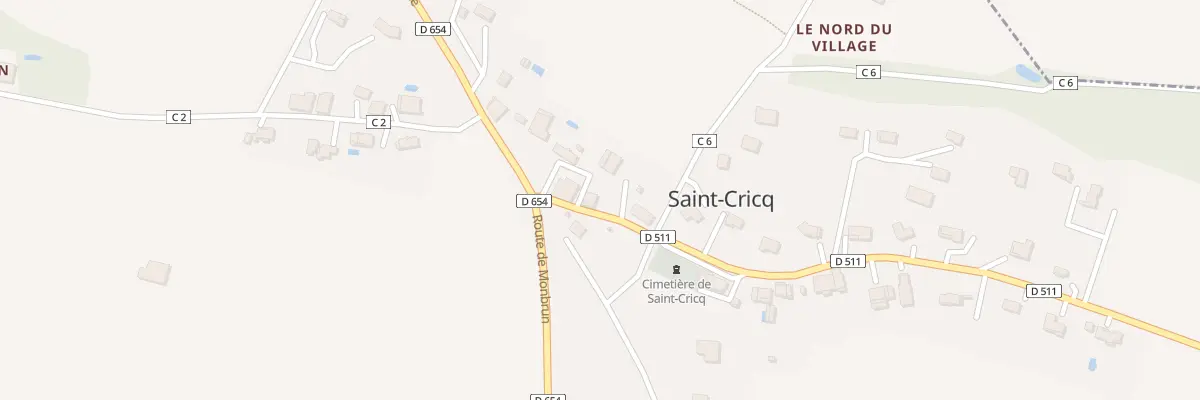 Plan du 5 Rte de Sainte-agathe à Saint-Cricq