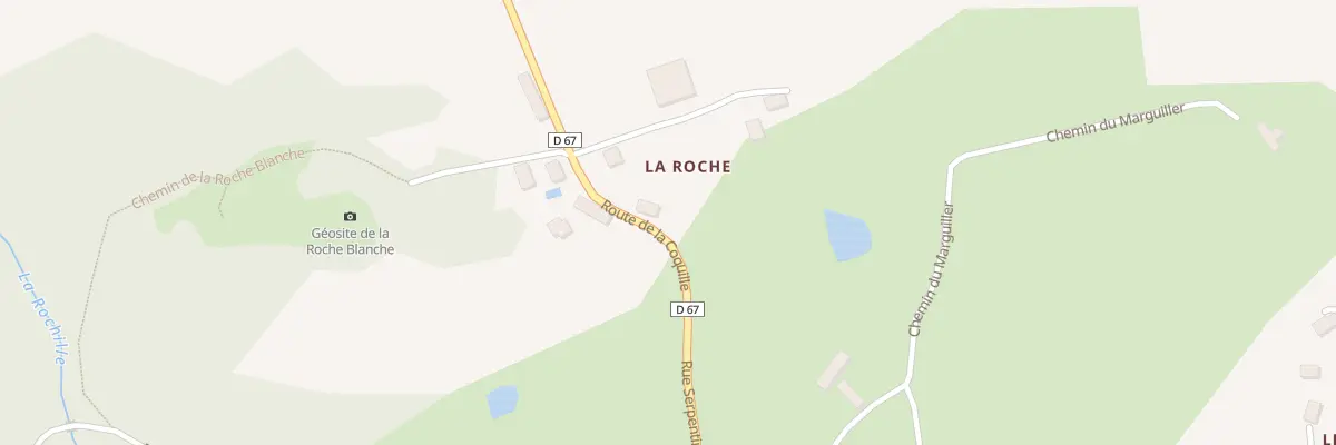 Plan du 43 La Roche à Saint-Paul-la-Roche