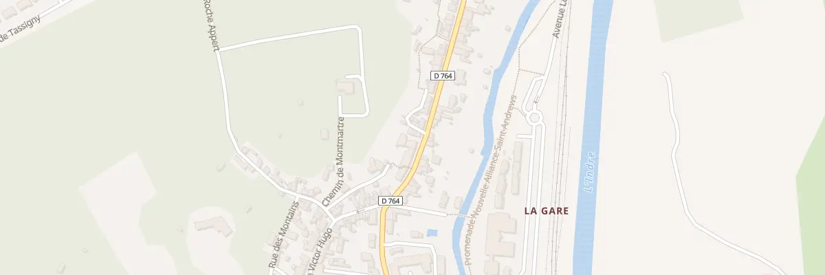 Plan du 1 Rue du Rossignolet à Loches