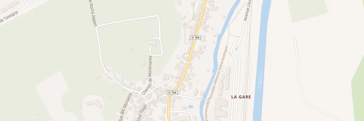 Plan du 2B Rue du Rossignolet à Loches