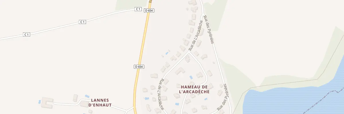 Plan du 18 Rue de l’Arcadèche à Saint-Cricq