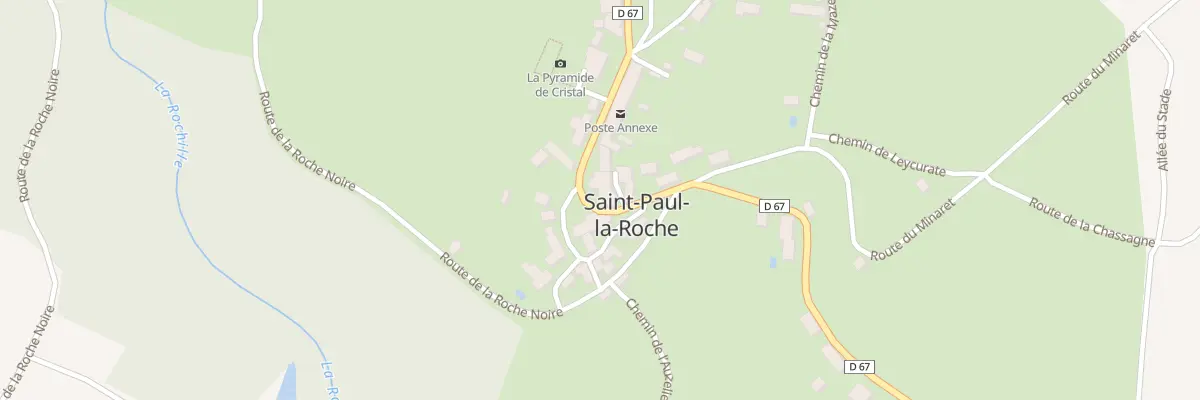 Plan du 6 Le Bourg à Saint-Paul-la-Roche
