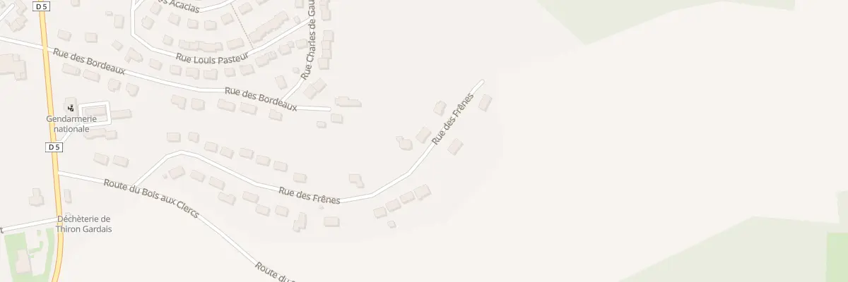 Plan du 27 Rue des Frenes au Thieulin