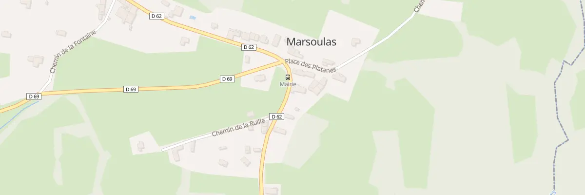 Plan du 33 Montanere à Marsoulas