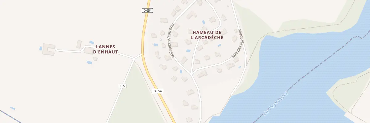 Plan du 17 Rue de l’Arcadèche à Saint-Cricq