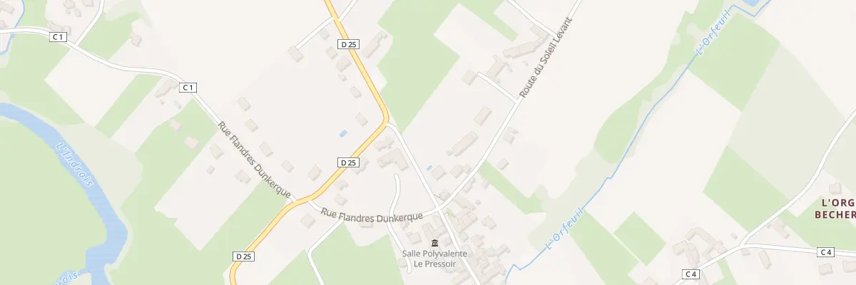 Plan du 1B Rte du Soleil Levant à Chédigny