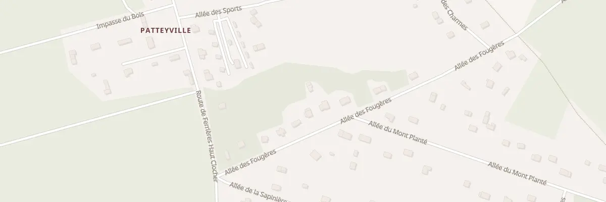 Plan du 7 All des Fougères à Glisolles