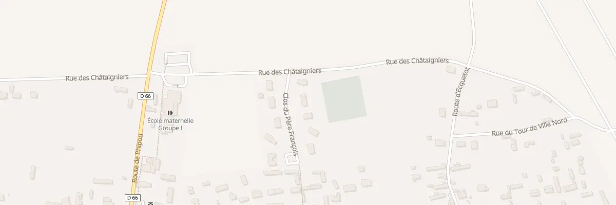 Plan du 4 Clos du Père François à Saint-Aubin-d’Écrosville