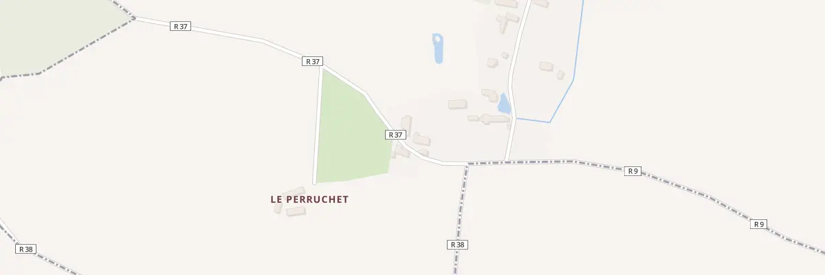 Plan du 14 Les Bevinieres à Luigny