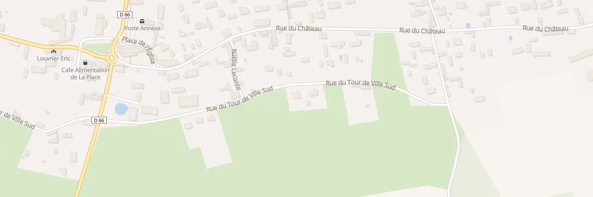 Plan du 12B Rue du Tour de Ville Sud à Saint-Aubin-d’Écrosville