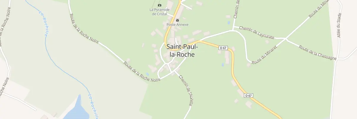 Plan du 26 Le Bourg à Saint-Paul-la-Roche