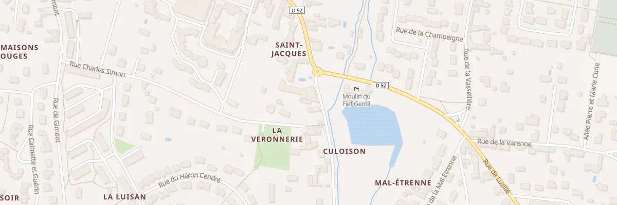 Plan du 3 Rue de la Verronnerie à Bléré