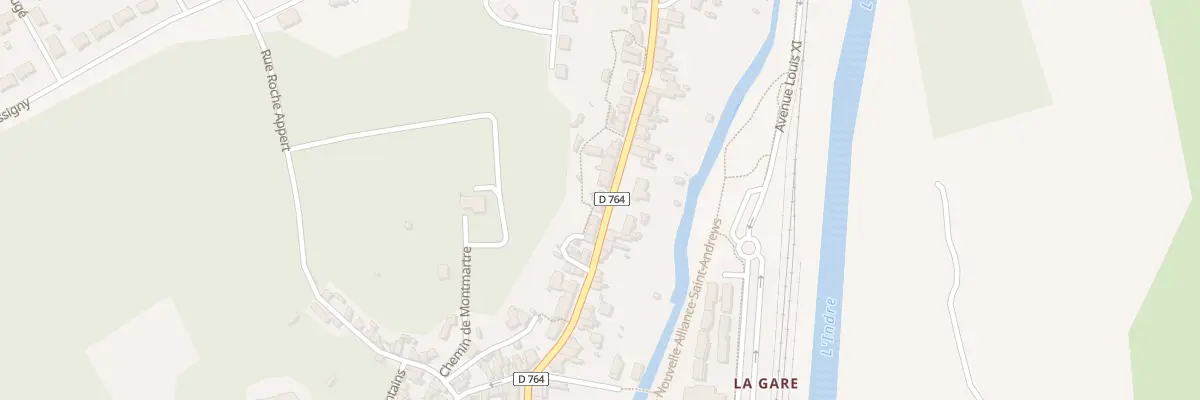Plan du 23 Rue Saint Jacques à Loches