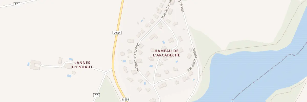 Plan du 8 Imp des Mésanges à Saint-Cricq