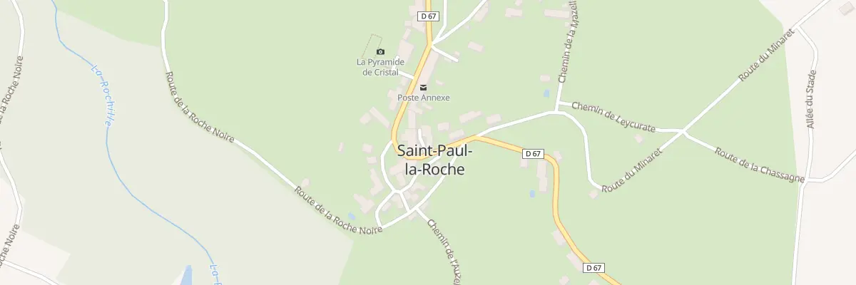 Plan du 7 Le Bourg à Saint-Paul-la-Roche