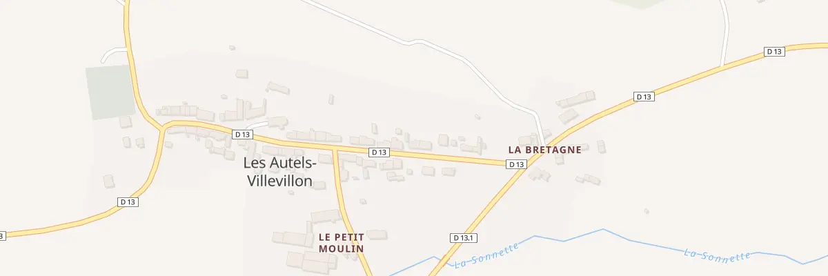 Plan du 9 Vc Grande Rue aux Autels-Villevillon