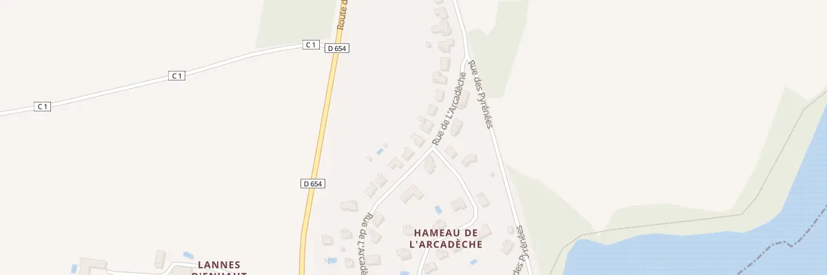 Plan du 14 Rue de l’Arcadèche à Saint-Cricq