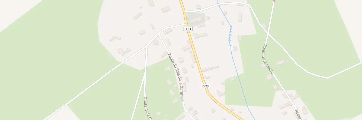 Plan du 22 Rte du Bois de la Garenne à Lamberville