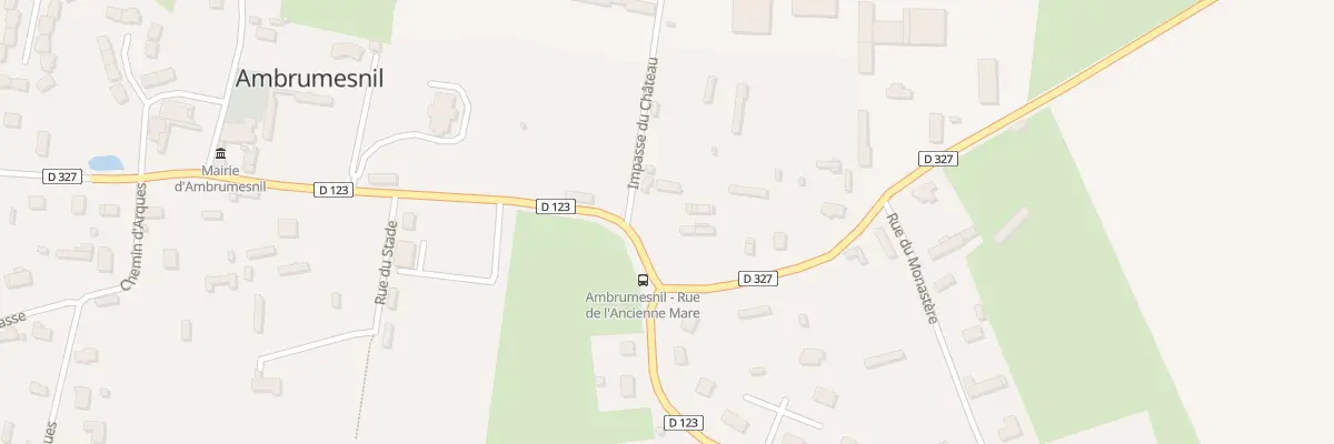 Plan du 308 Rue de l’Ancienne Mare à Ambrumesnil