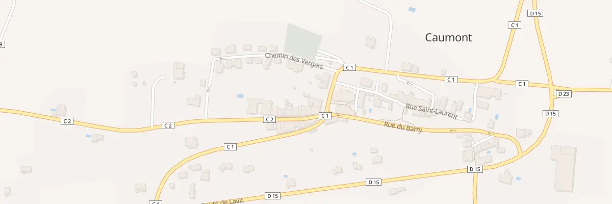 Plan du 5171 Rue de la Poste à Caumont