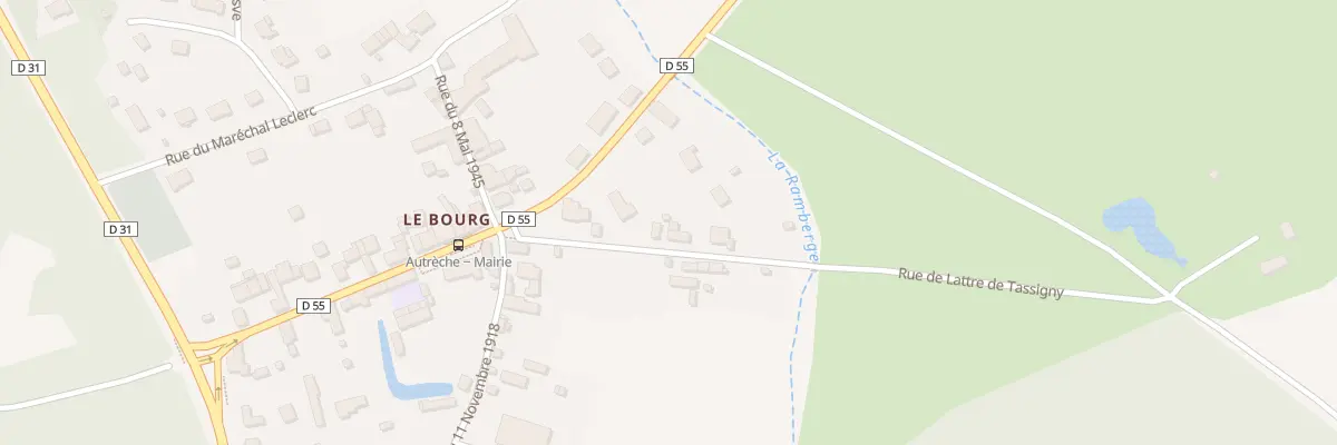 Plan du 3 Rue Marechal de Lattre de Tass à Saunay