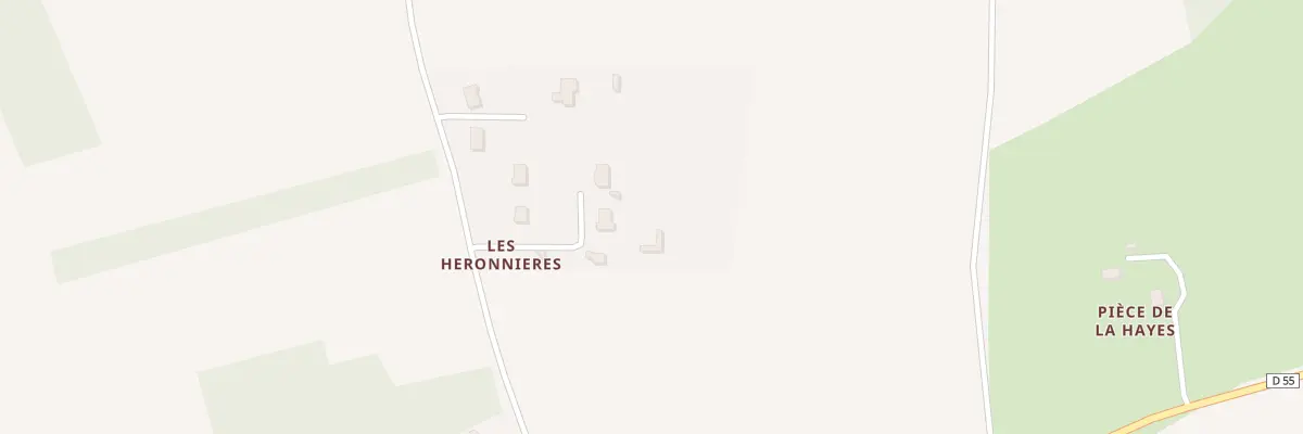 Plan des Heronnieres à Autrèche