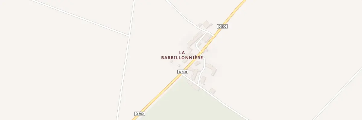 Plan du 1 La Barbillonniere à Sublaines