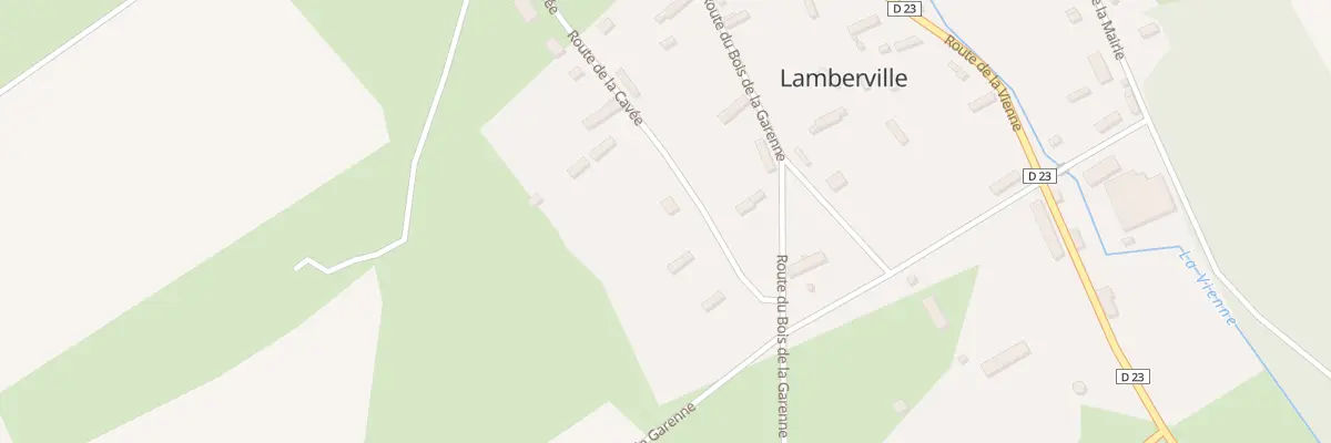 Plan du 3 Rte de la Cavee à Lamberville