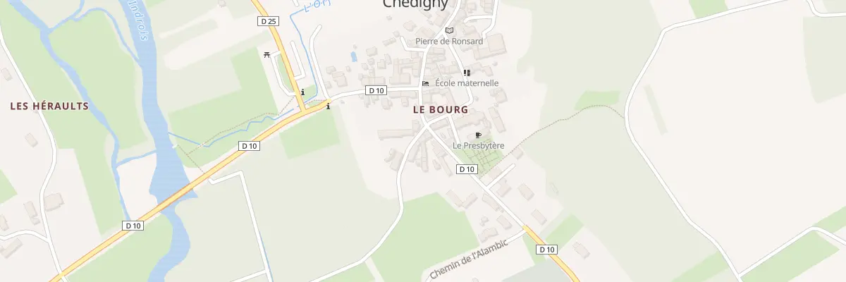 Plan du 3 Che du Marais à Chédigny