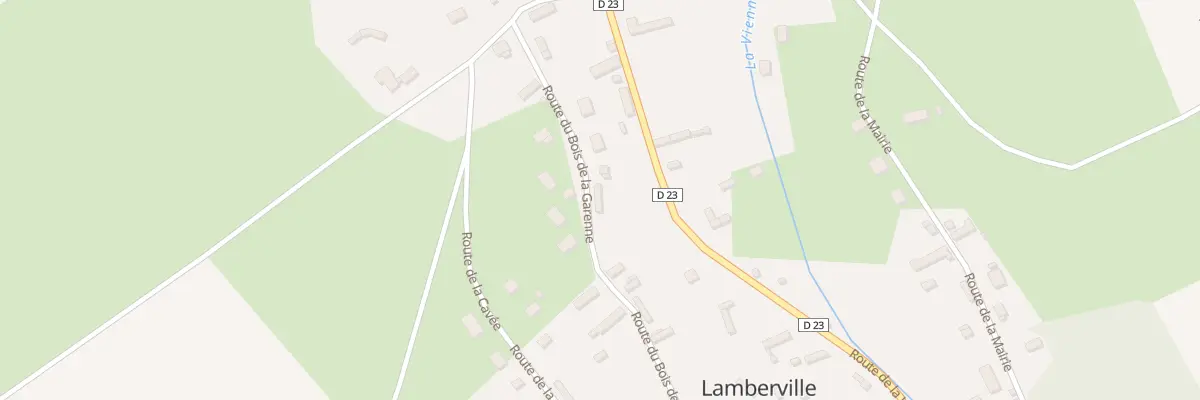 Plan du 18 Rte du Bois de la Garenne à Lamberville
